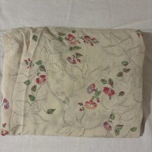Vintage queen flat no iron muslin sheet